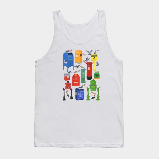 Mailboxes of the World Tank Top by Das Brooklyn